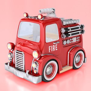 Cartoon Fire Truck