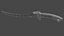 Thermal katana 3D model