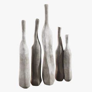 3D Modern Art Decor - Bottles