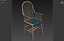 3d model carriage chair
