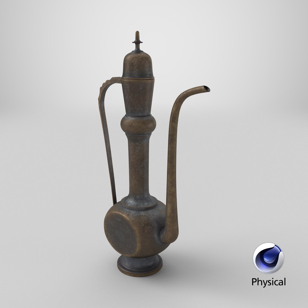 3D Vintage Arabic Jug Dark Bronze model https://p.turbosquid.com/ts-thumb/px/Mnk1w2/36/stemcell_cinema_4d_physical_render/png/1785432404/1920x1080/fit_q87/4c3d3e79e0a67461f7a7f5189155d44f00b4c4cc/stemcell_cinema_4d_physical_render.jpg