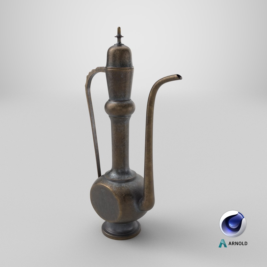 3D Vintage Arabic Jug Dark Bronze model https://p.turbosquid.com/ts-thumb/px/Mnk1w2/Fx/stemcell_cinema_4d_arnold_render/png/1785432402/1920x1080/fit_q87/fe4e7c36f0eafd542683db7cb46282ae97e0ceca/stemcell_cinema_4d_arnold_render.jpg