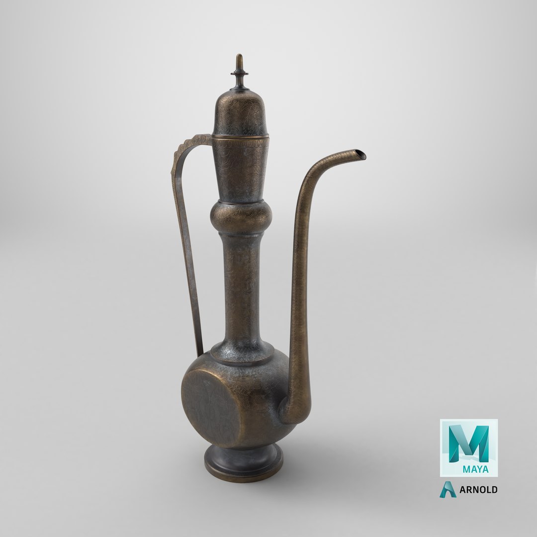 3D Vintage Arabic Jug Dark Bronze model https://p.turbosquid.com/ts-thumb/px/Mnk1w2/nv/stemcell_maya_arnold_render/png/1785432398/1920x1080/fit_q87/881f76b2d8f2fa38fc2fd6e1c31438db5378b007/stemcell_maya_arnold_render.jpg