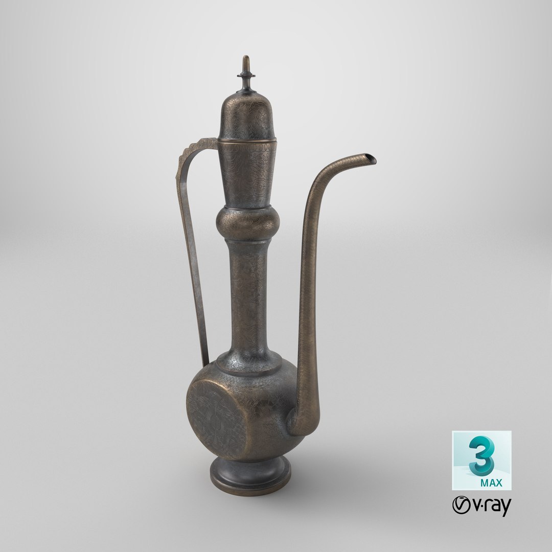 3D Vintage Arabic Jug Dark Bronze model https://p.turbosquid.com/ts-thumb/px/Mnk1w2/xK/stemcell_max_vray_render/png/1785432406/1920x1080/fit_q87/377badd112f6b4cd7ba26f047cd8f2b23d294301/stemcell_max_vray_render.jpg