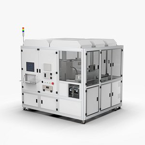3D model Automatic Display Glass Laser Cutting Machine