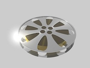 3d model film reel 16mm