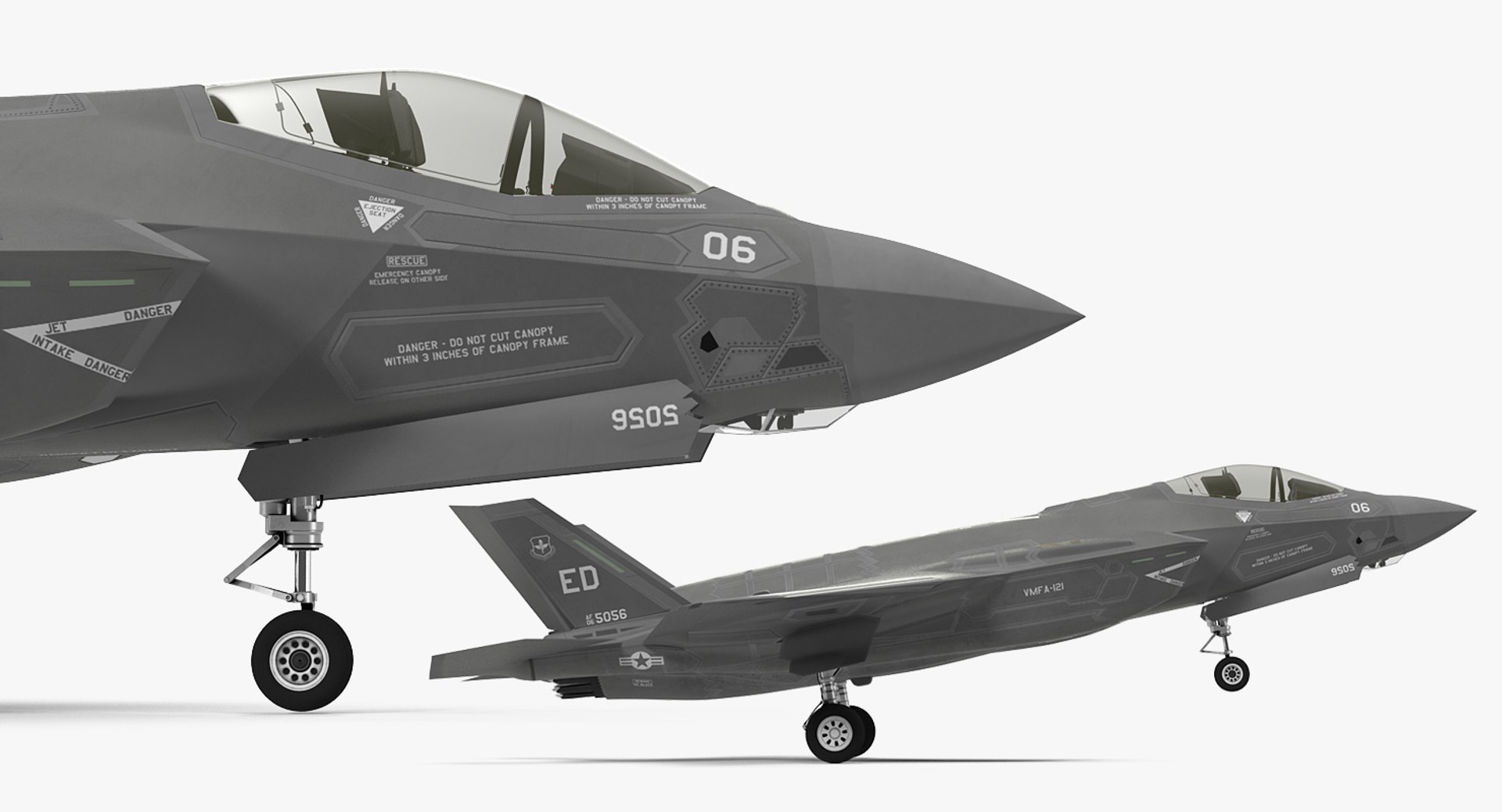 F-35 Lightning II with Missiles and Bombs Collection 3D model https://p.turbosquid.com/ts-thumb/px/YzW7mF/0m/f35_lightning_ii_with_missiles_and_bombs_collection_010/jpg/1776850756/1920x1080/fit_q87/78fe9023ac1f9caf8ad63a39c7fbda1313cd3be6/f35_lightning_ii_with_missiles_and_bombs_collection_010.jpg