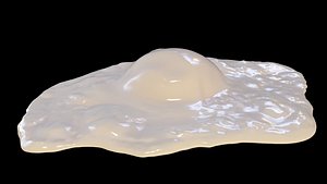 3D model Cooked Egg