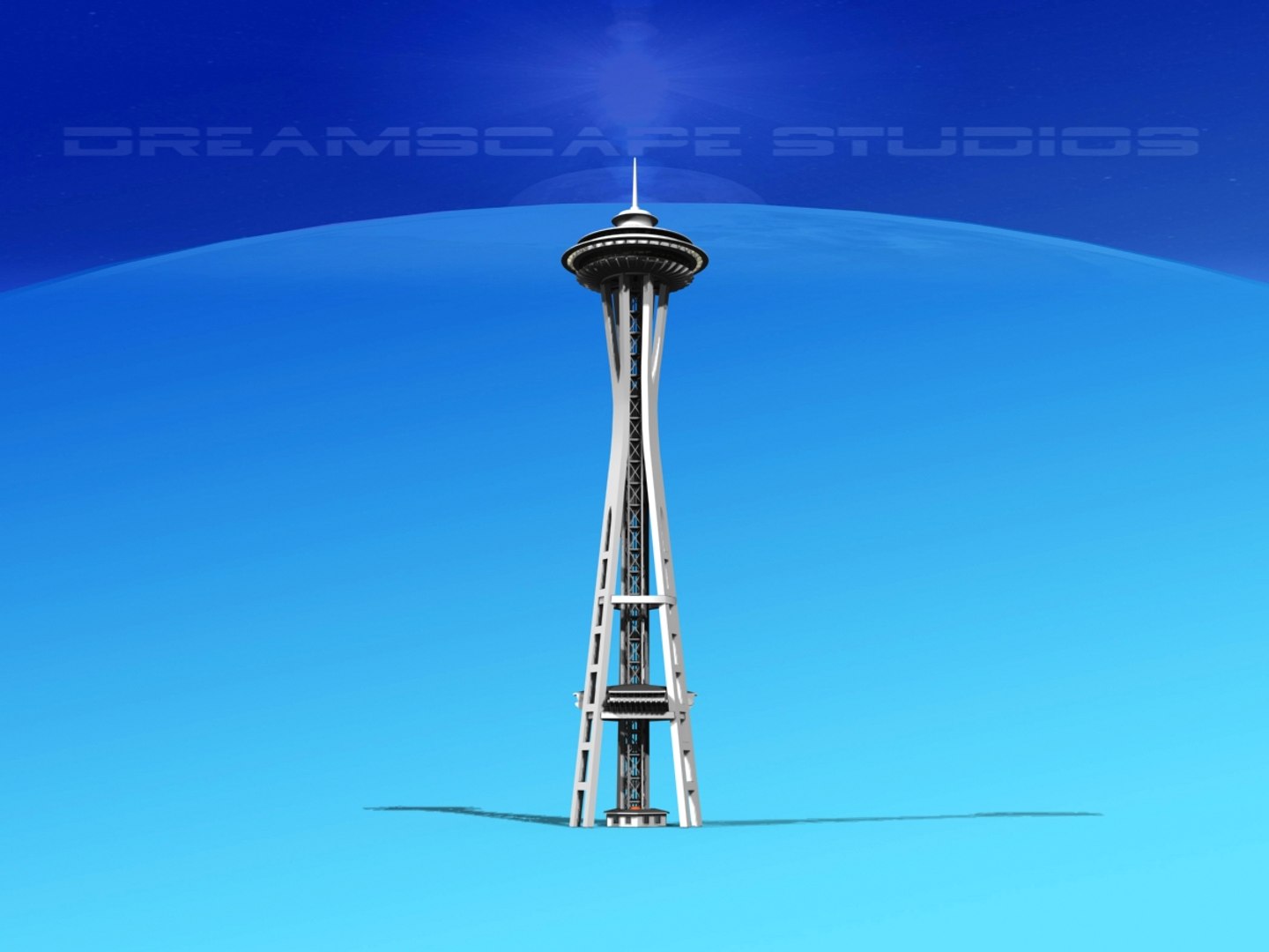 Space Needle Seattle 3d Model