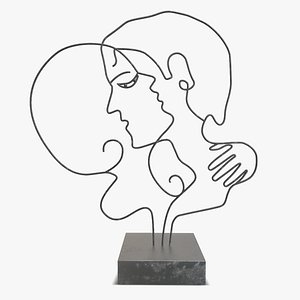 iron sculpture fbx