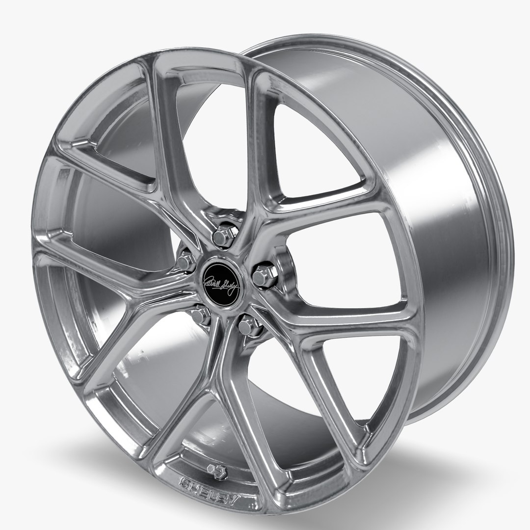 Carroll Shelby Wheel Company CS3 WheelChrome Powder Mustang 3D ...