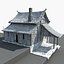 Chinese Old Wooden House 01
