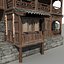 Chinese Old Wooden House 01