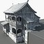 Chinese Old Wooden House 01