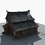 Chinese Old Wooden House 01