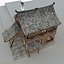 Chinese Old Wooden House 01