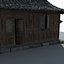 Chinese Old Wooden House 01