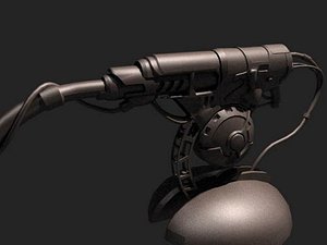 free oil rig 3d model