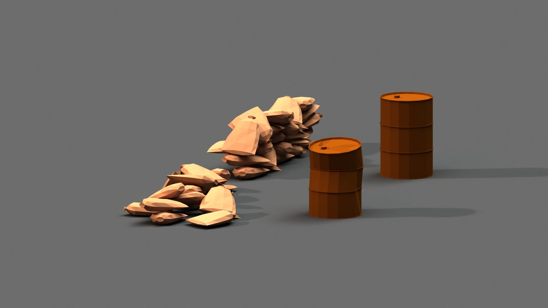 3D Sand Barrel - TurboSquid 1670206