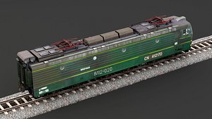3D railroad train transport