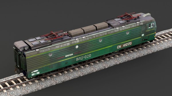 modelo 3d Locomotora electro soviética VL60 - TurboSquid 1352471
