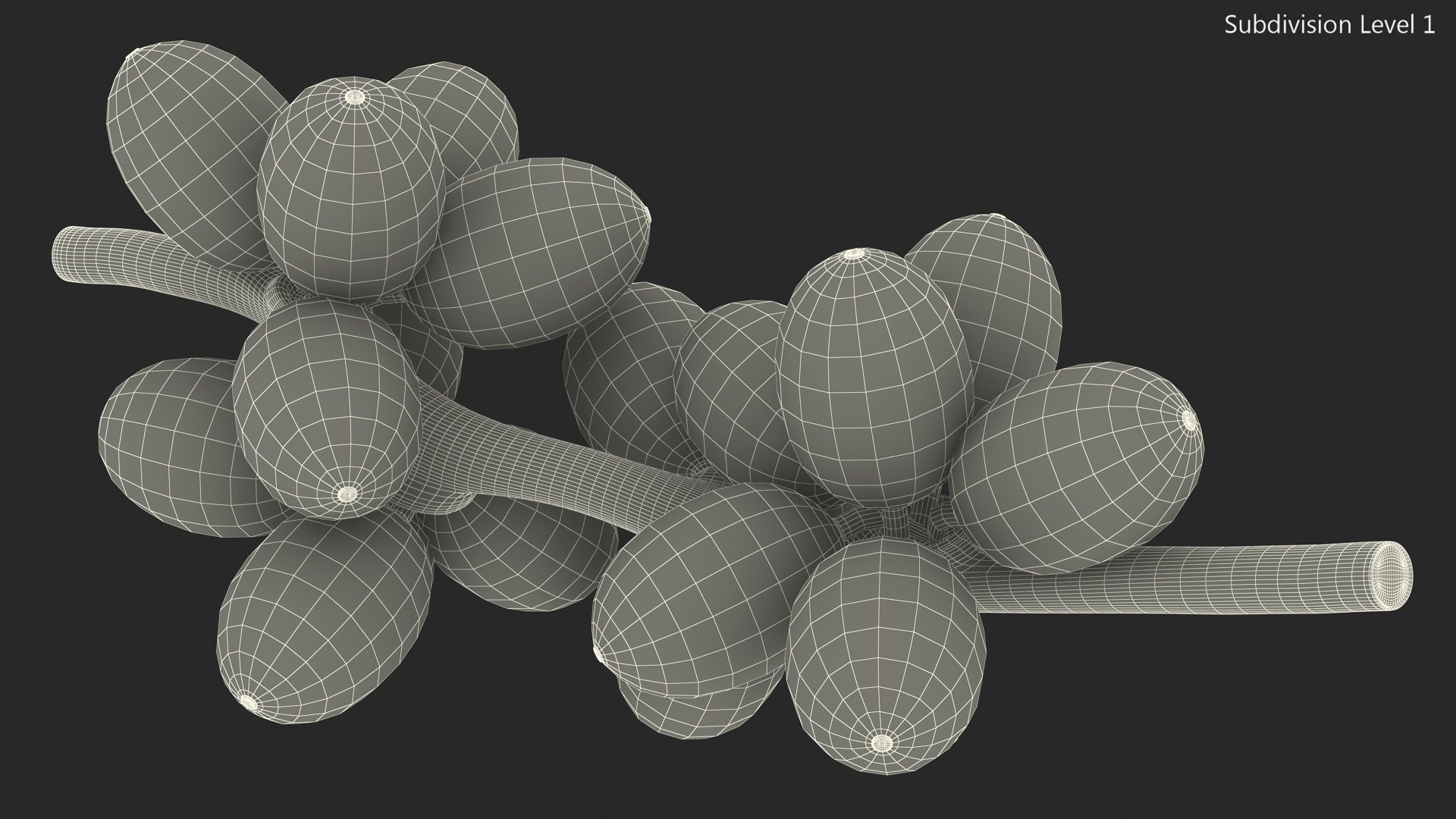 3D Bunch Of Fresh Green Coffee Beans Model - TurboSquid 2208638