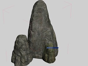 stone rocks mountains 3D model