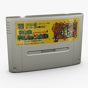 3D Super Famicom Cartridge model