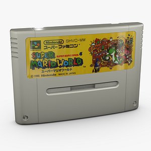 Mario World Super NES Japan Cartridge