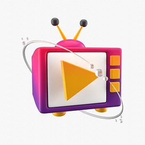 3D Retro Tv