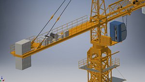 Tower Crane 3D model