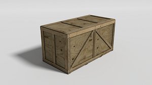 Low poly crate