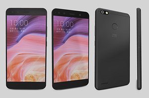 3D model zte blade a3 phone