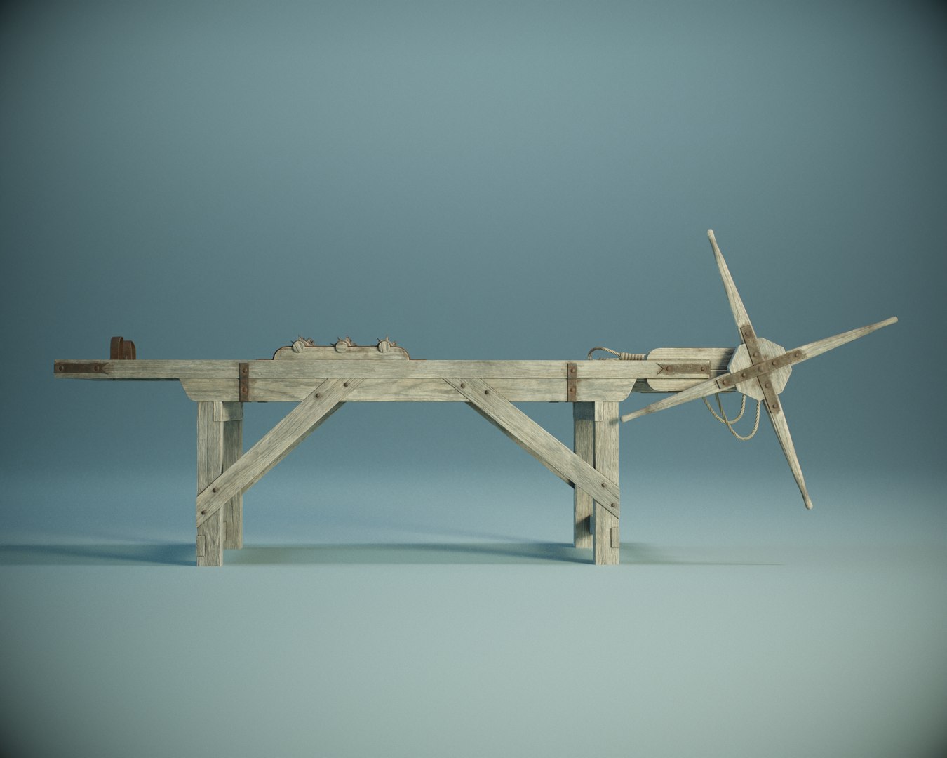 Medieval Torture Rack PBR 3D Model - TurboSquid 1791042