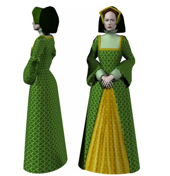 3D Модель ElizabethanLady101 - TurboSquid 181991