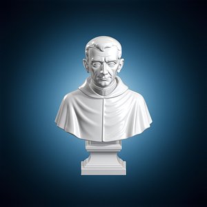 Saint John Bosco Bust 3D Print Model