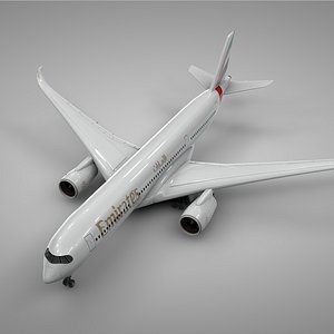 airbus a350-900 emirates l219 3D