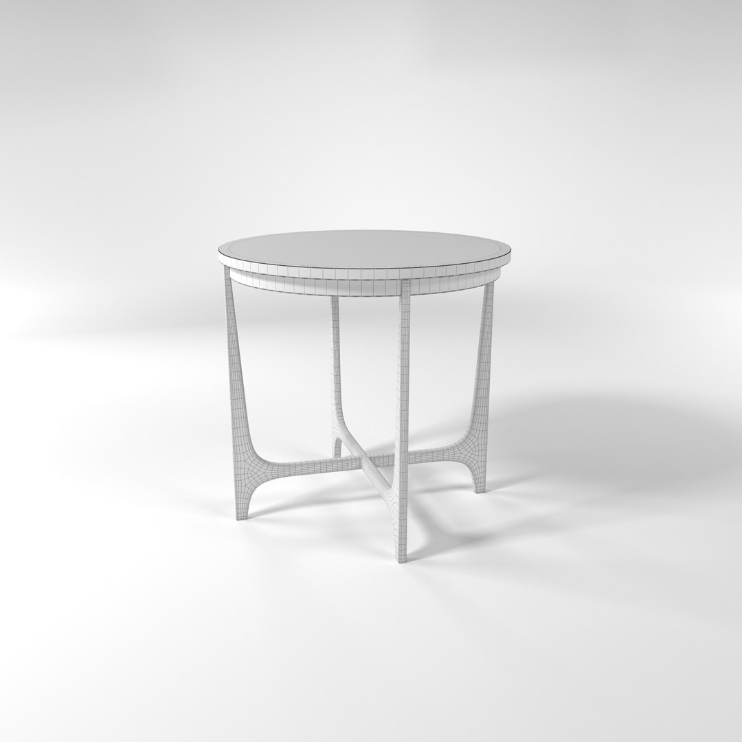 Round Side Table model - TurboSquid 2054261