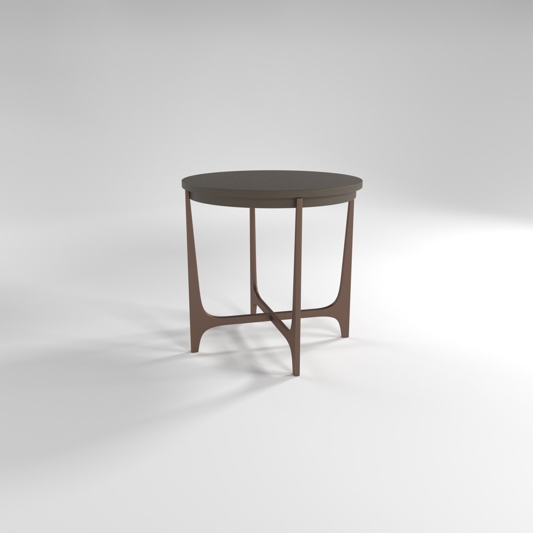 Round Side Table model - TurboSquid 2054261