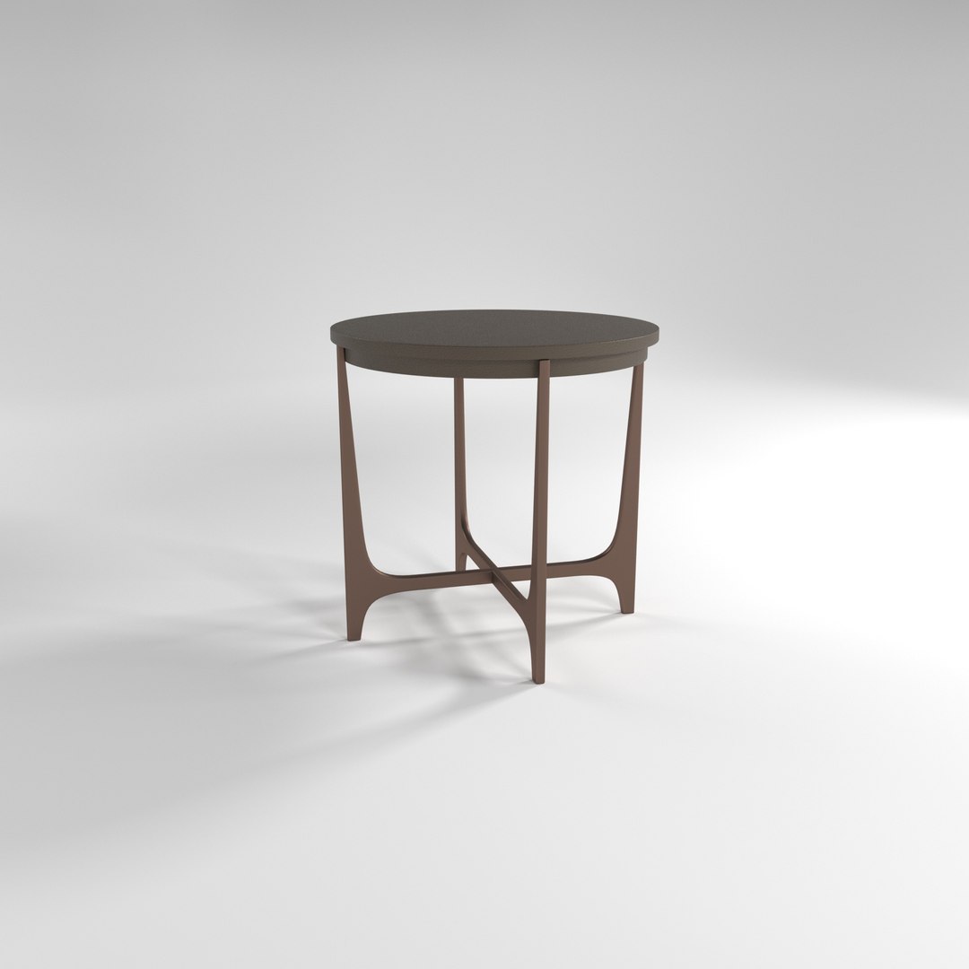 Round Side Table model - TurboSquid 2054261