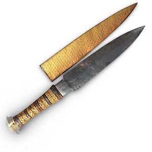 3D tutankhamun dagger