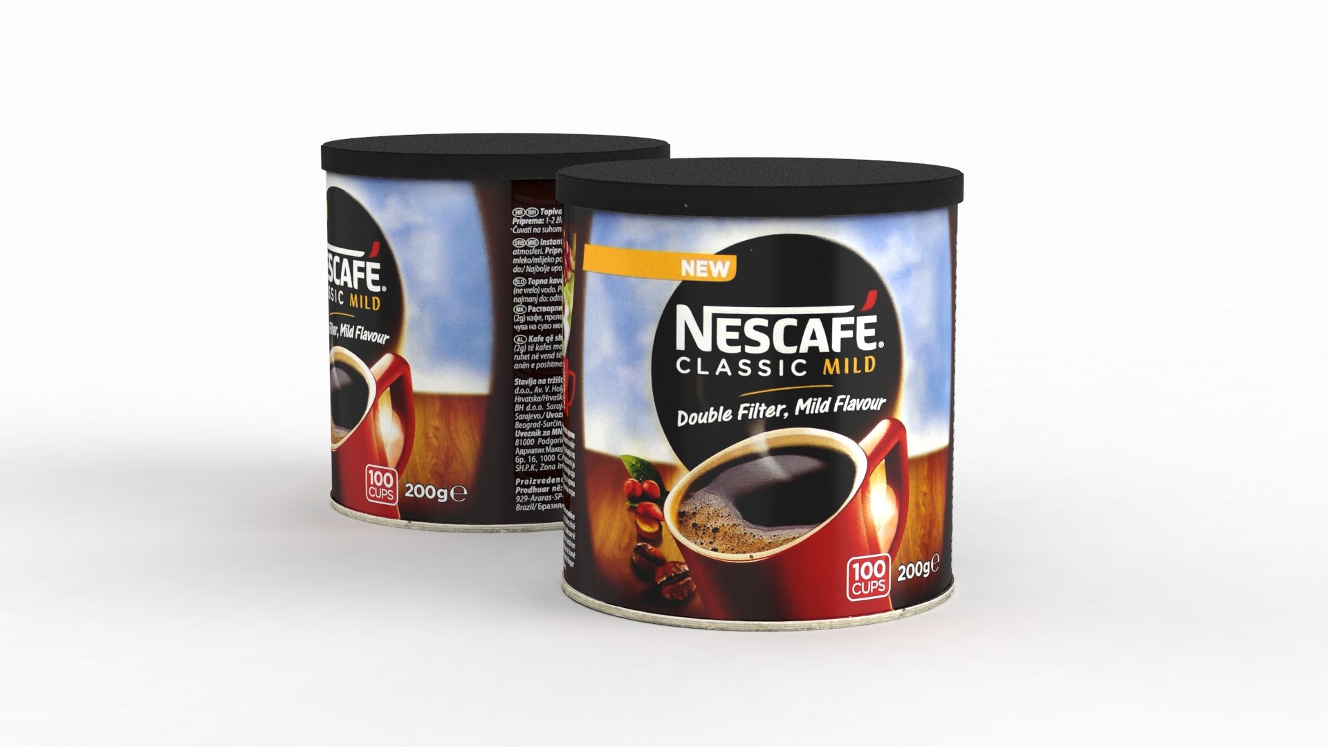 Beverage Can Iced Coffee Nescafe Original 240ml 3D Model $24 - .max - Free3D