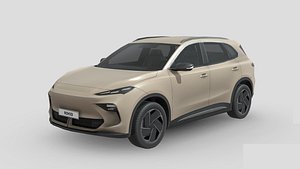 Low Poly Car - MG S5 EV 2025