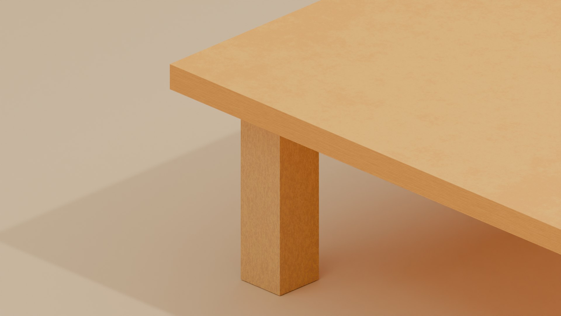 3D Modern Table Minimalist Design Model - TurboSquid 2411463