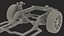 Car Frame with Wheels