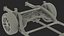 Car Frame with Wheels
