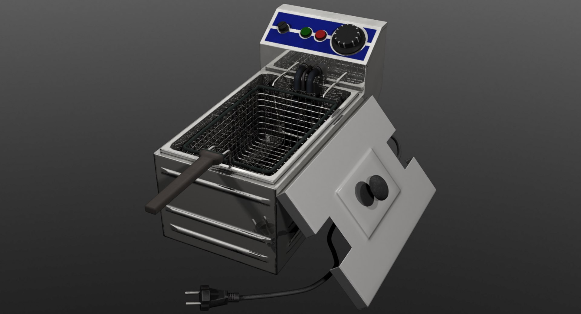 Deep Fryer Model - TurboSquid 1297977