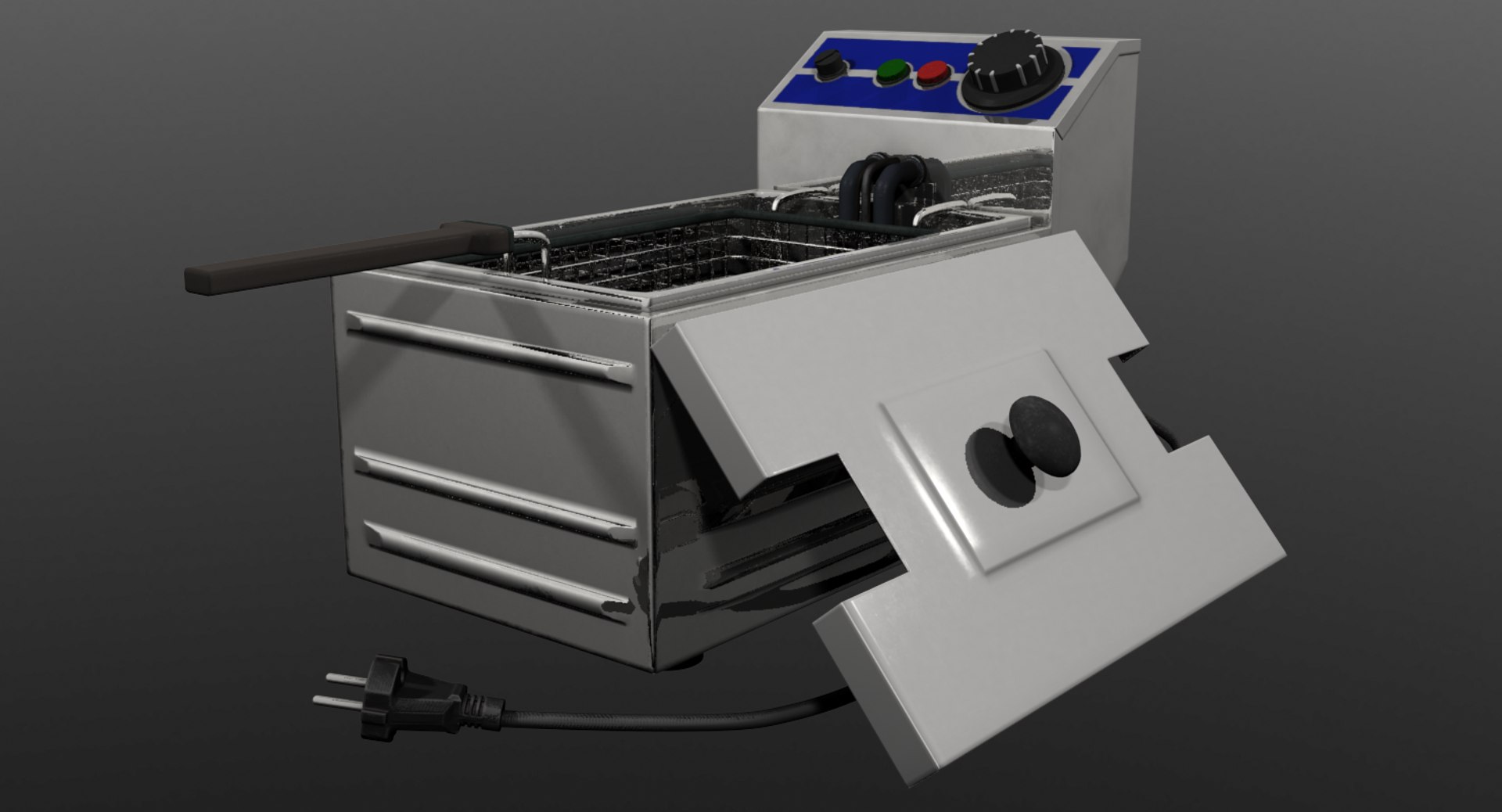 Deep Fryer Model - TurboSquid 1297977