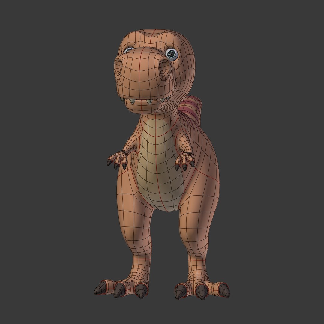 Toy dinosaur 3D model - TurboSquid 1432581