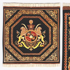 3D model ghom silk carpet sighned: